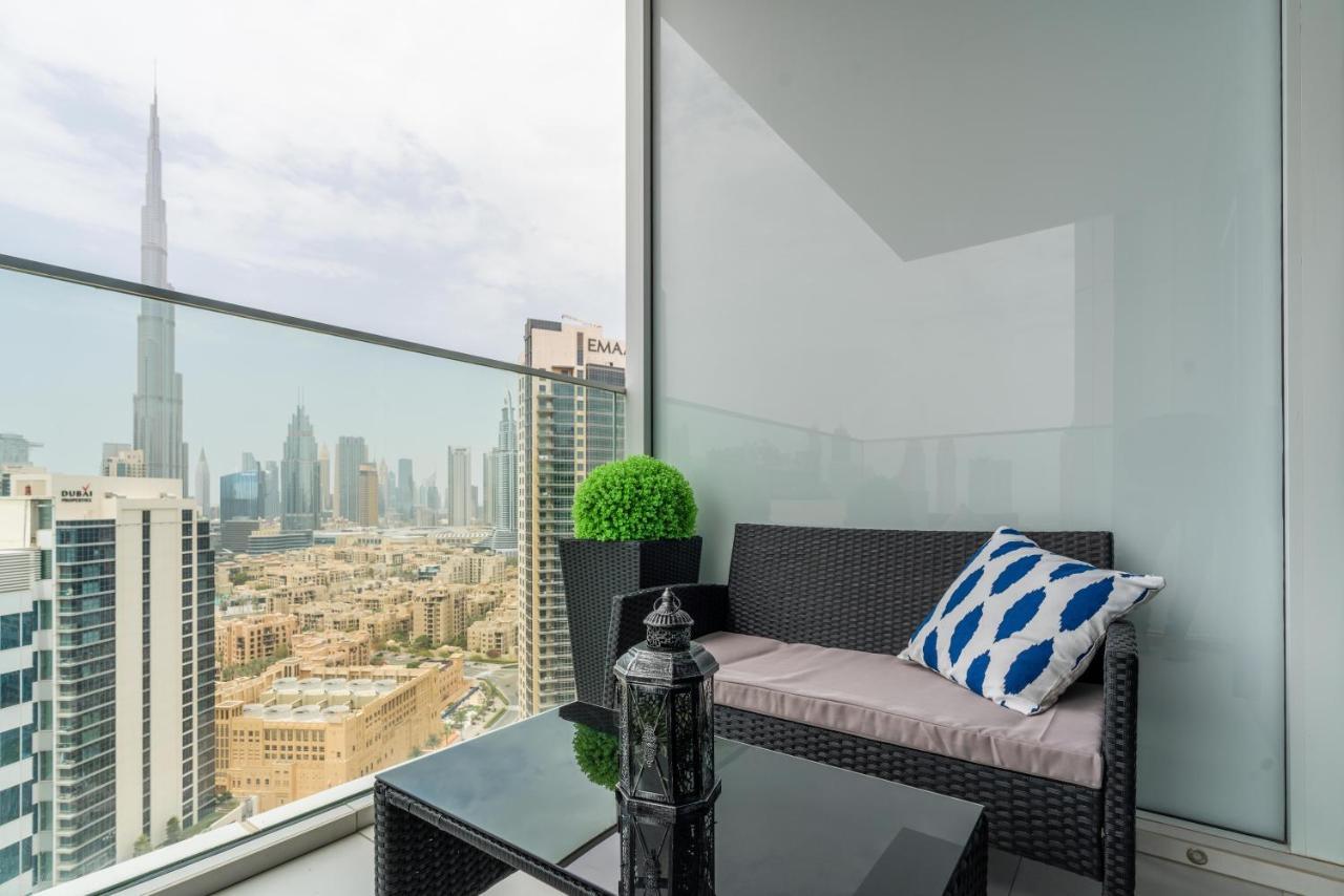 Ultimate Stay / 4 Beds / Burj Khalifa View / Ultra Modern / Business Bay 두바이 외부 사진