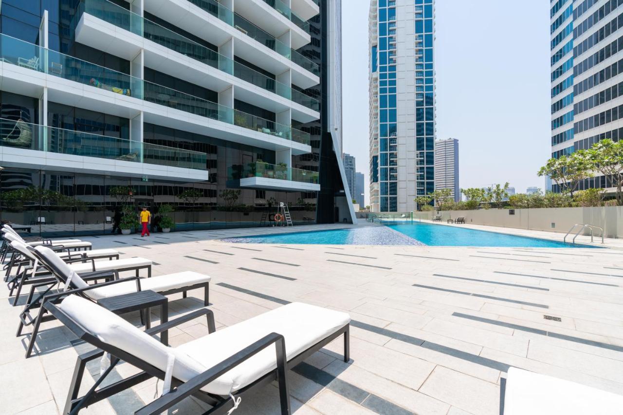 Ultimate Stay / 4 Beds / Burj Khalifa View / Ultra Modern / Business Bay 두바이 외부 사진