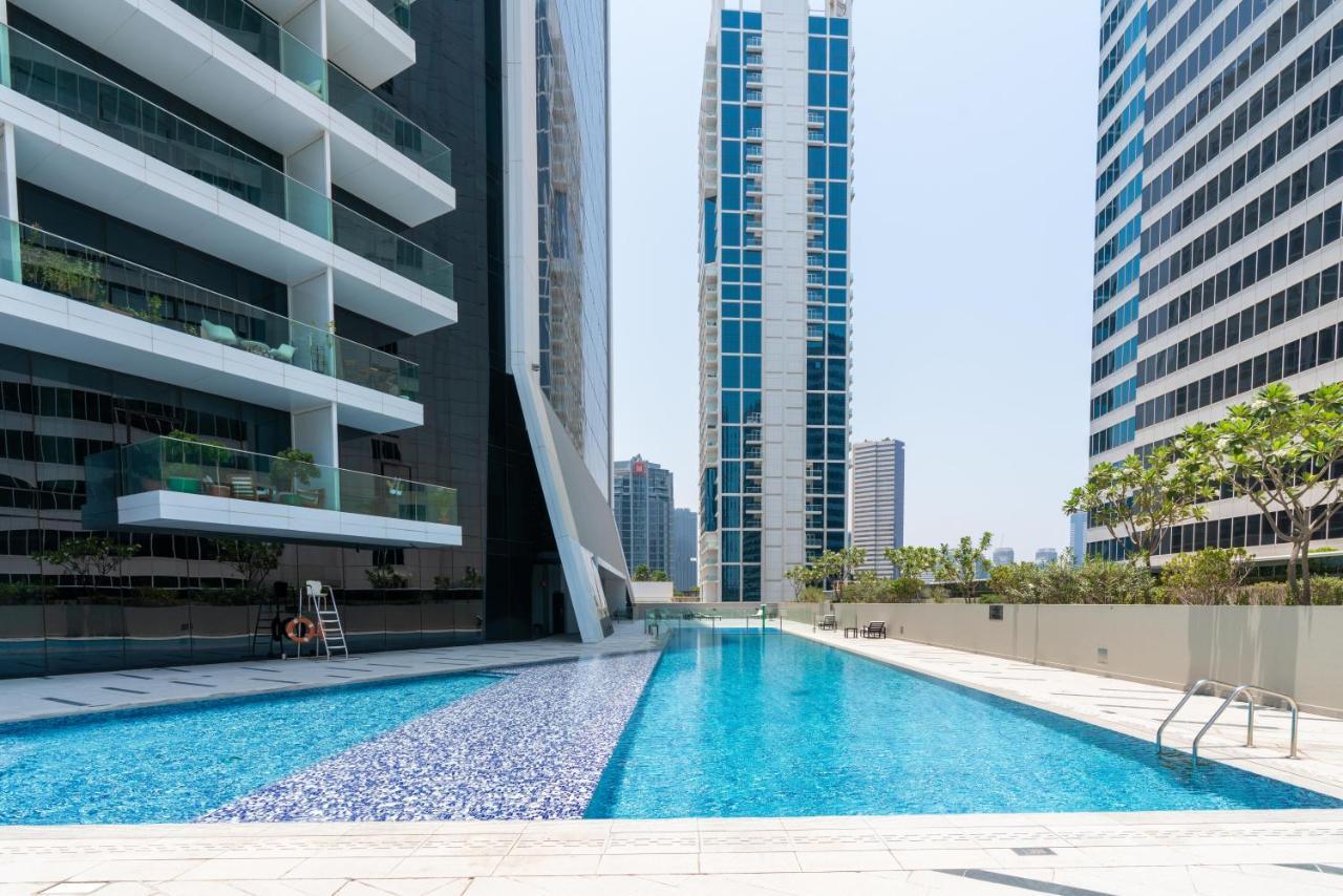 Ultimate Stay / 4 Beds / Burj Khalifa View / Ultra Modern / Business Bay 두바이 외부 사진